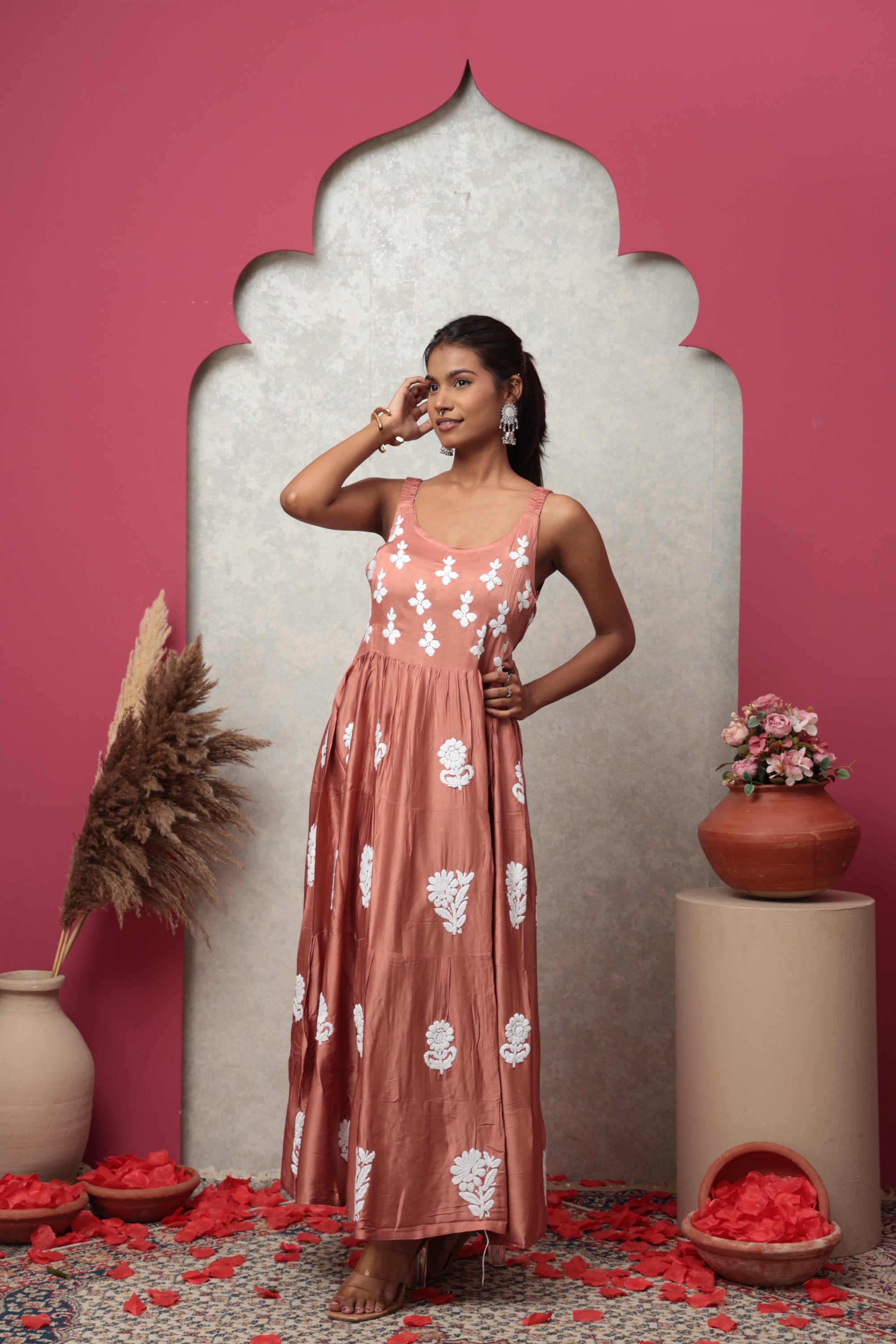 Peach Blossom Sundress