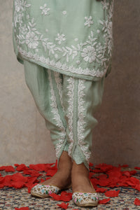 Phoolkari Mint 3D Chikankari Co-Ord Set