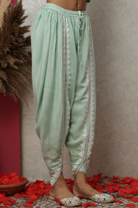 Phoolkari Mint 3D Chikankari Co-Ord Set